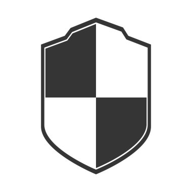 rozet vintage kalkan simge vektör çizim