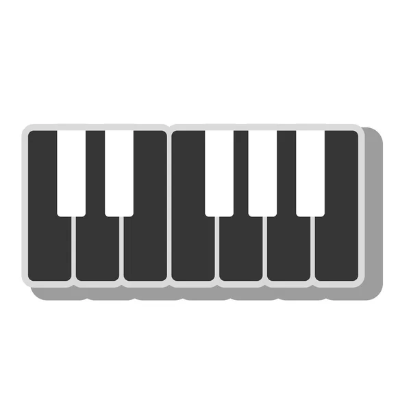 Instrumento de música icono vector ilustración — Vector de stock