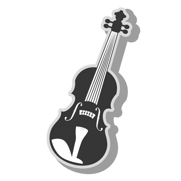 Music instrument icon vector illustration — Stock Vector