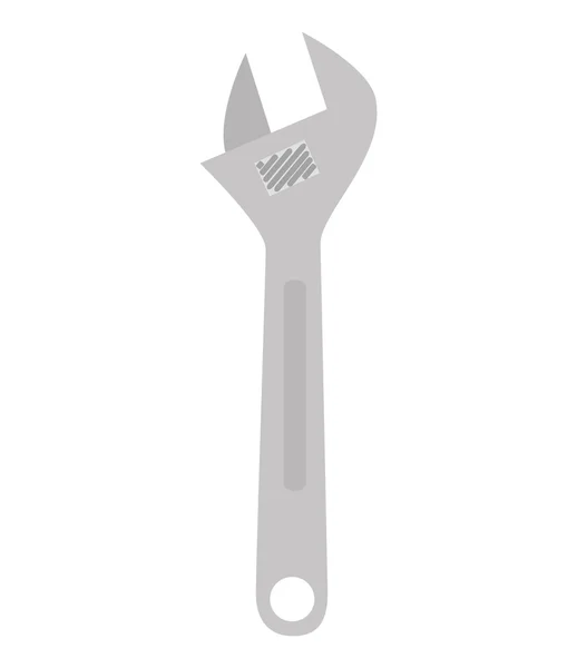 Klucz narzędzie naprawy ikona ilustracja wektorowa — Wektor stockowy