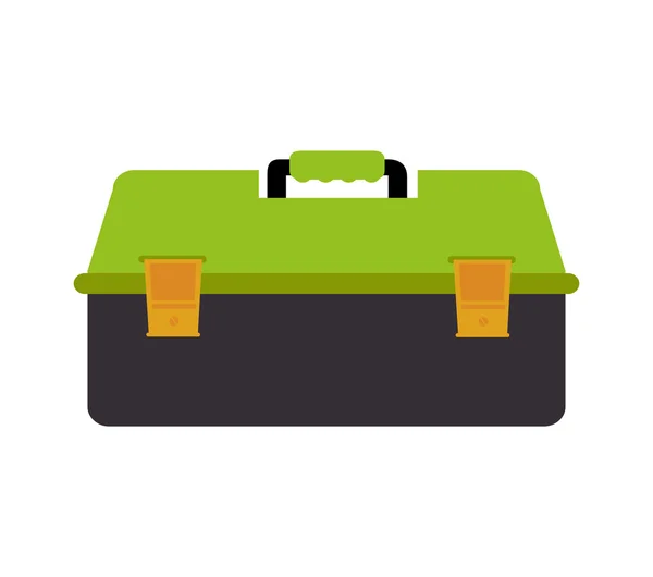 Caja de herramientas de reparación icono vector ilustración — Vector de stock