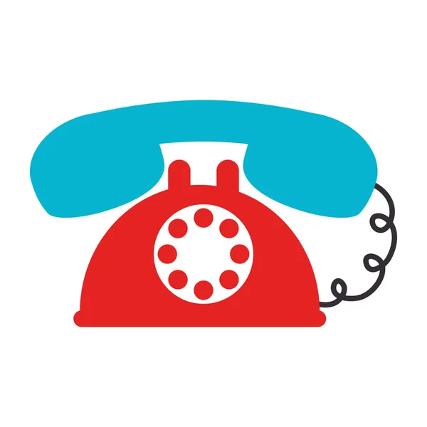 Telefon Service Anruf Symbol Vektor Illustration — Stockvektor