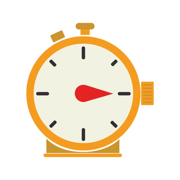 Reloj temporizador reloj icono vector ilustración — Archivo Imágenes Vectoriales