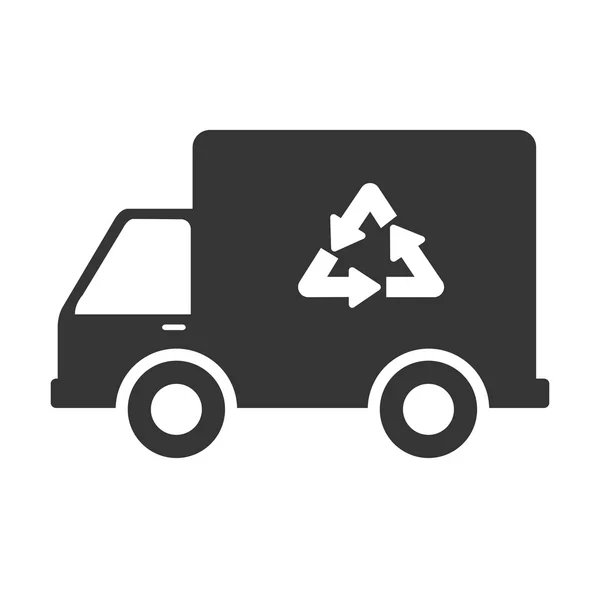 Recycling reduziert die Wiederverwendung von Symbolen — Stockvektor