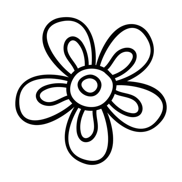 Fleur pétale floral, illustration vectorielle icône . — Image vectorielle