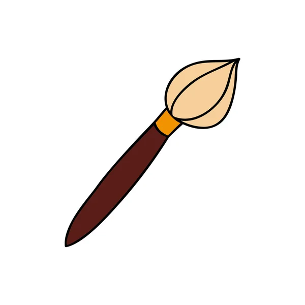 Måla pensel ikon vektor illustration — Stock vektor