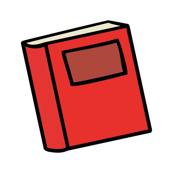 Education and book isolated flat icon. — Stock Vector