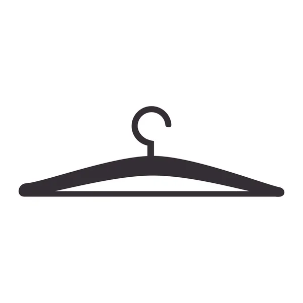 Hangers kleding mode icoon vector — Stockvector