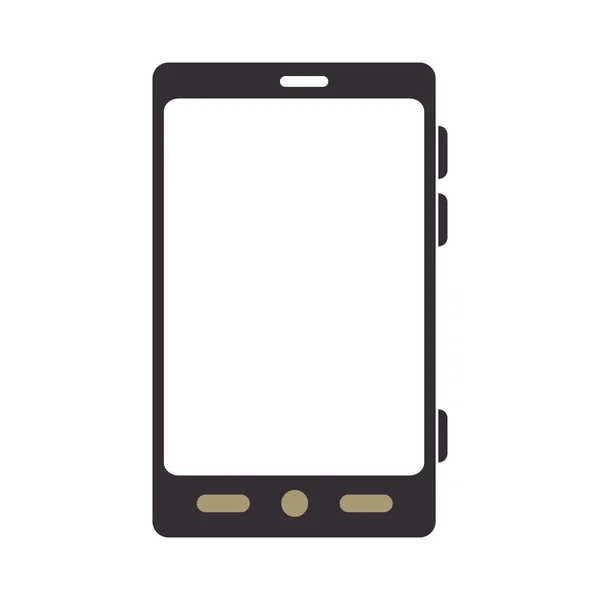 Smartphone képernyő mozgatható telefon technológia elektronikus vektor grap — Stock Vector