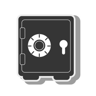 kasa güvenlik birlikte para simge vektör grafiği