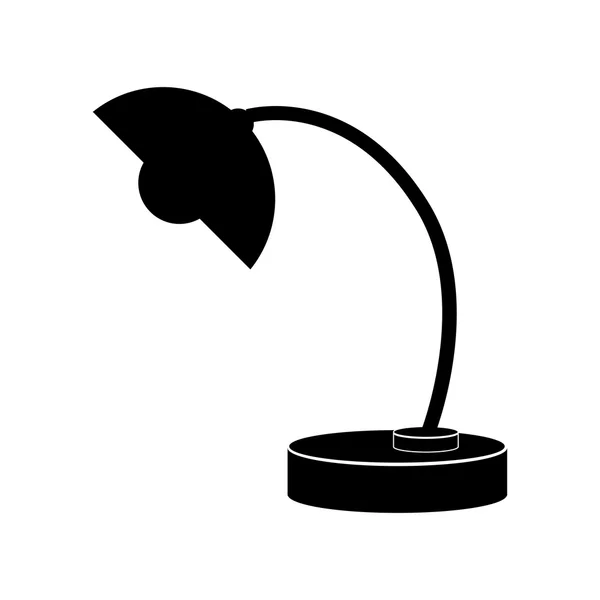 Lamp desk office light interior icon vector — Stock Vector