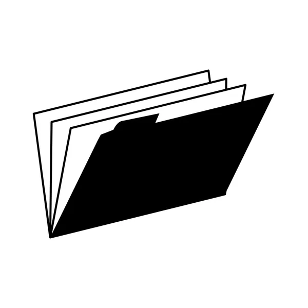 Φάκελο αρχείο ντοσιέ γραφείου είδη γραφείου αναλώσιμα εικονίδιο vecto — Διανυσματικό Αρχείο