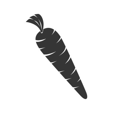 havuç sebze gıda simge vektör grafiği