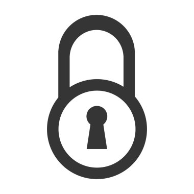 kilit güvenlik kapalı simge vektör grafiği