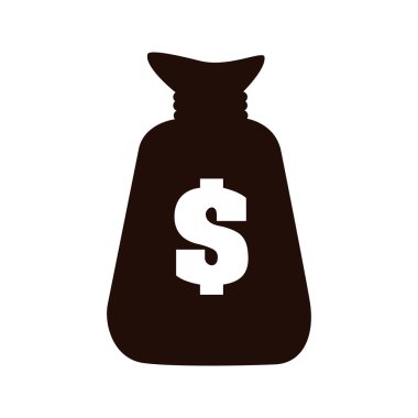 para çantası ekonomi simge vektör grafiği