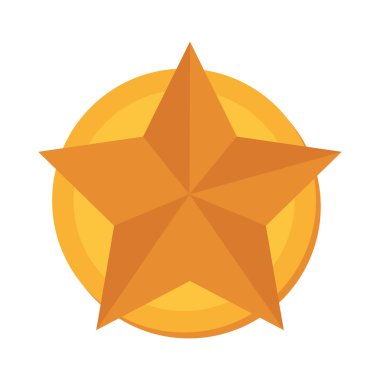 yıldız altın madalya kazanan vektör grafiği