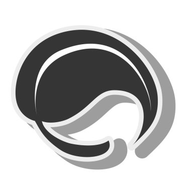 bitki yaprak yeşil ekoloji simge vektör grafiği