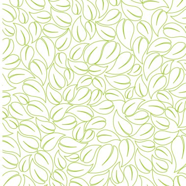 bitki yaprakları simge vektör grafiği kroki