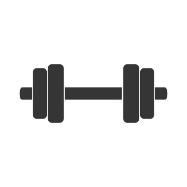 Halter jimnastik salonu kas simge vektör grafiği