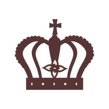 Royal crown Londra simge vektör grafiği
