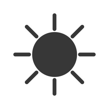 güneş ışığı simge vektör grafik
