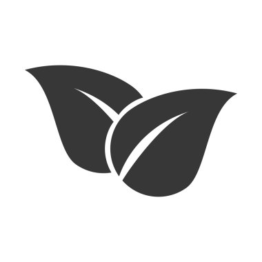 yapraklar ekoloji bitki simgesi vektör grafik