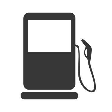 gaz pompası benzin simgesi vektör grafik