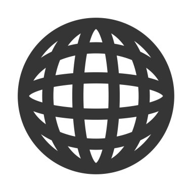 küre bağlantı simgesi simgesi vektör grafik