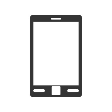 akıllı telefon ekran telefon vektör grafik simgesi