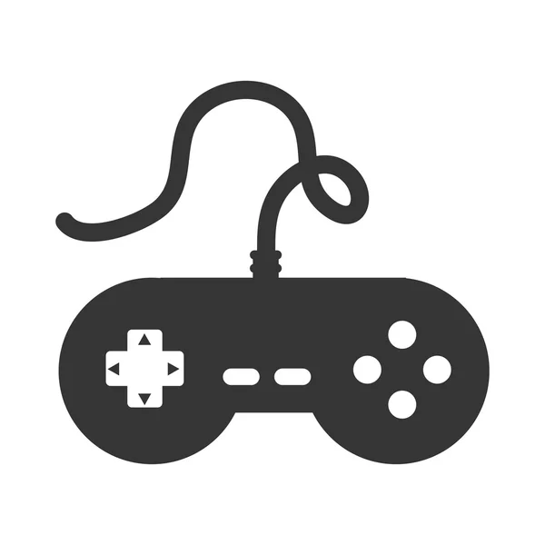 Controle jogo controlador entretaiment jogar ícone vetor gráfico —  Vetores de Stock