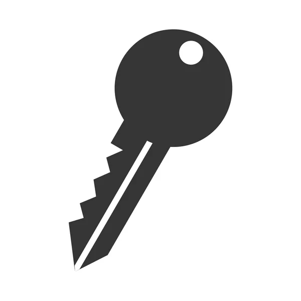 Schlüsselschloss Sicherheitssymbol Vektorgrafik — Stockvektor