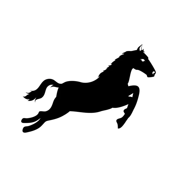 Pferd Reiten Pferd Symbol Vektor-Grafik — Stockvektor