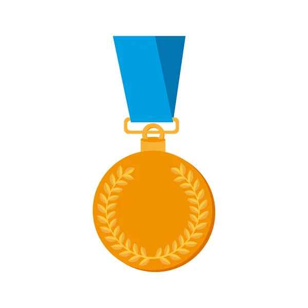 Χρυσό Βραβείο μετάλλιο εικονίδιο διανυσματικό γραφικό — Διανυσματικό Αρχείο