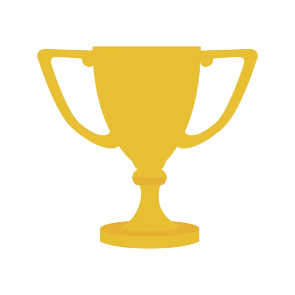 Cup trophy winnaar pictogram vectorafbeelding — Stockvector