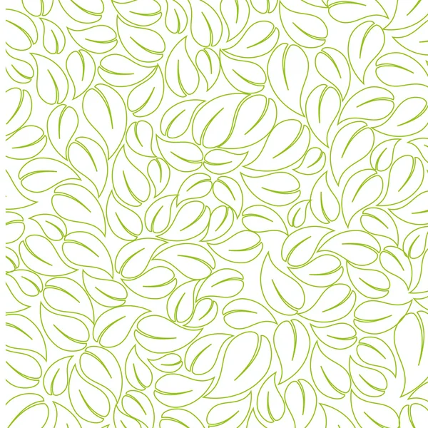 식물 잎 아이콘 벡터 그래픽을 스케치 — 스톡 벡터