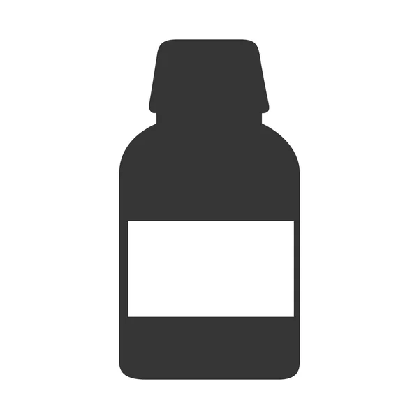 Remedy recipient drugs medicine bottle icon vector graphic — Stock Vector