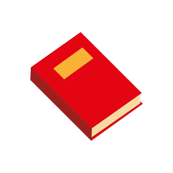 Book single read education vector graphic icon — Stock Vector