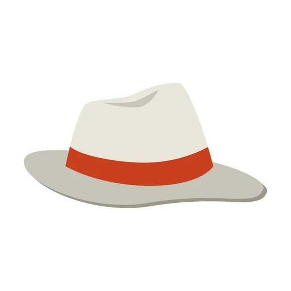 Chapeau chapeau été icône vectoriel graphique — Image vectorielle