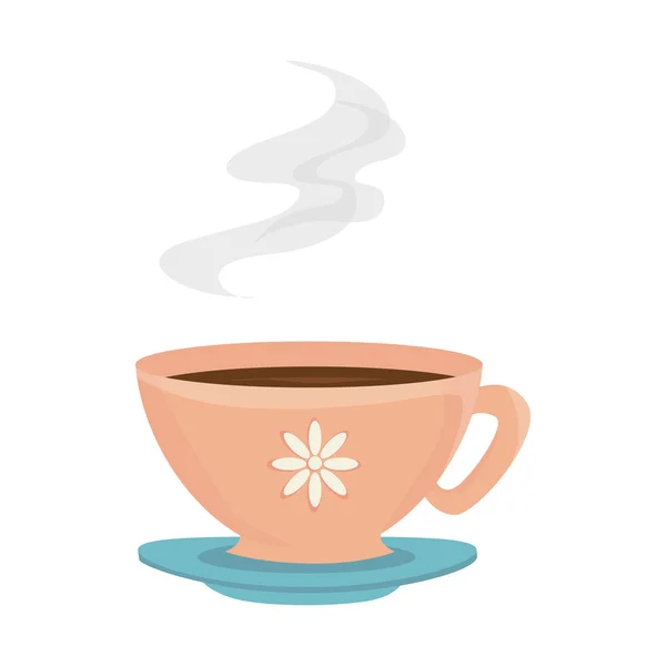 Coffee mug cup tea icon vector graphic — Stock Vector