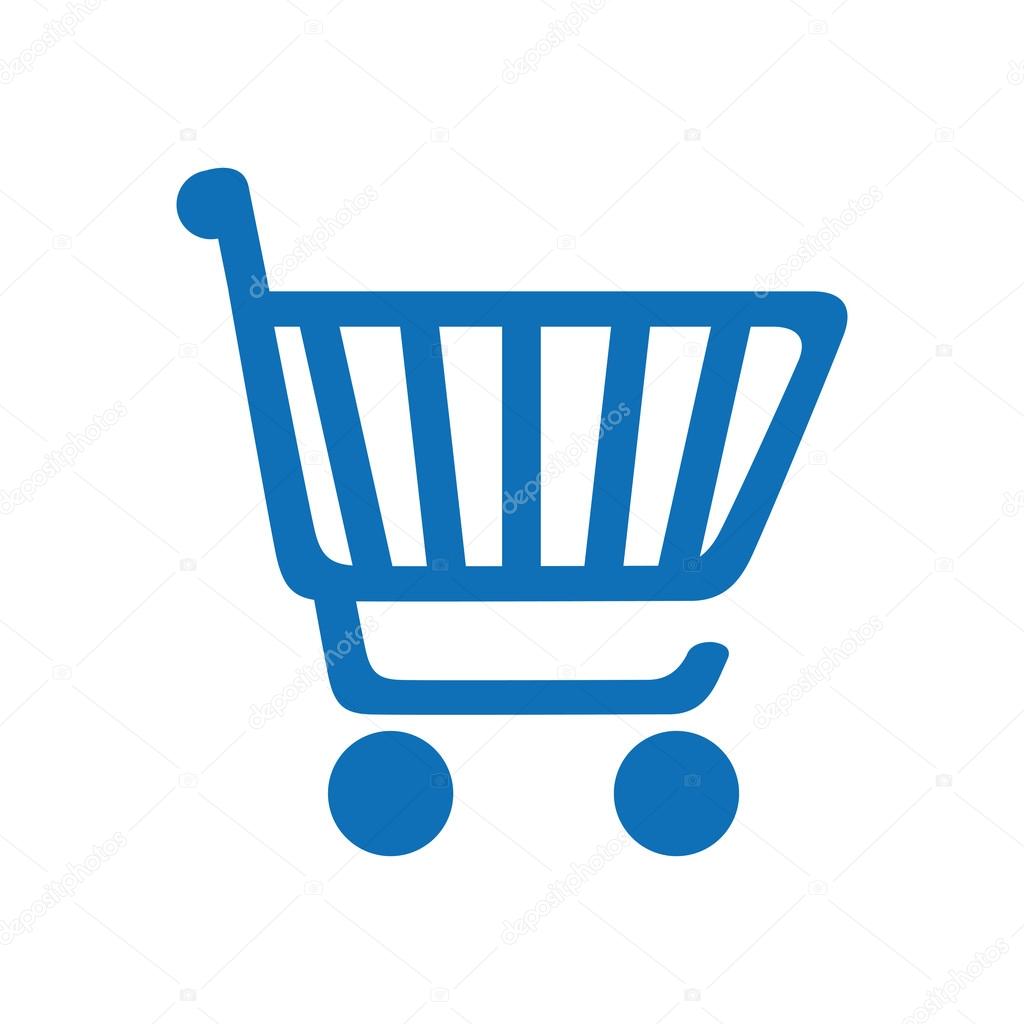Carro supermercado icono de compras vector gráfico Vector de stock por  ©yupiramos 119470644