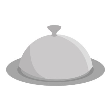 tabak şef gıda simgesi vektör grafik