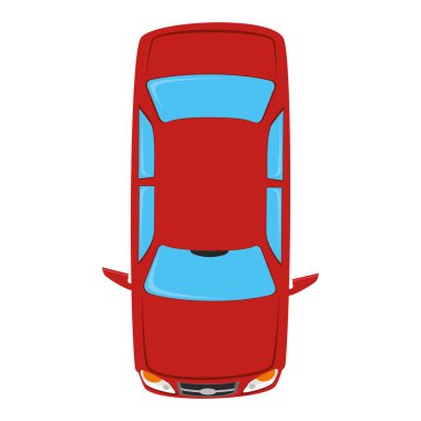 araba taşıma otomatik araç üst simge vektör grafik