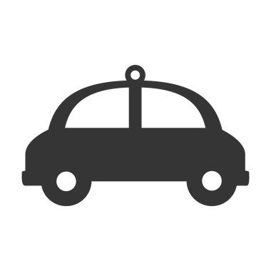 Araba yan siluet simge vektör grafiği