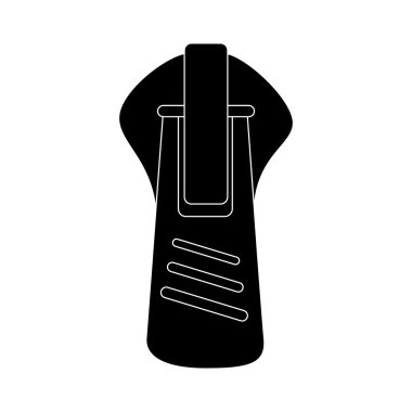 tekstil vektör grafik simge dikiş fermuar ZIP diş