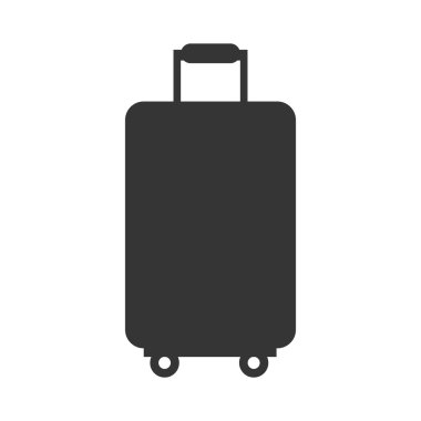 çanta bavul modern tatil simge vektör grafiği