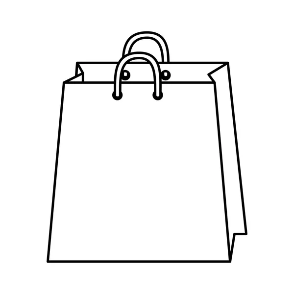 Bag shop purchase icon vector graphic — Stock Vector