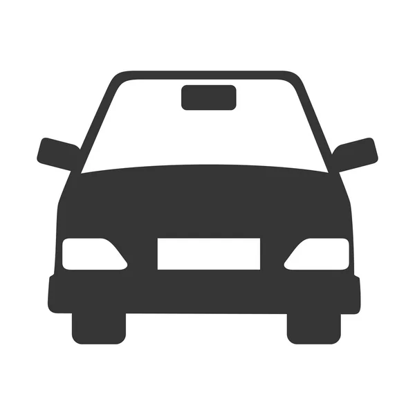 Veículo dianteiro do carro ícone vetor gráfico — Vetor de Stock