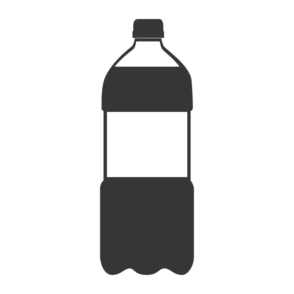 Botella soda bebida icono vector gráfico — Vector de stock