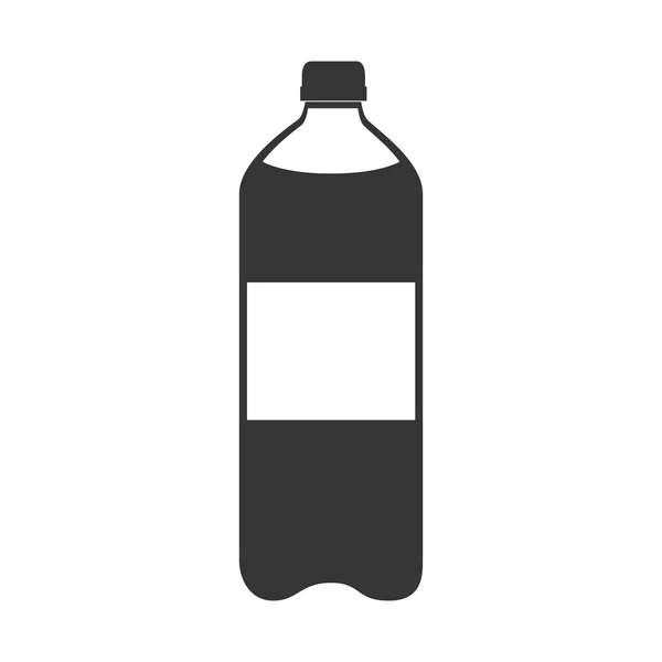 Botol soda minum ikon vektor grafik - Stok Vektor