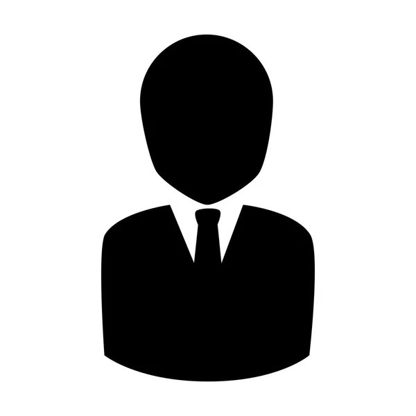 Man executive suit tie business  icon vector graphic — Stock Vector